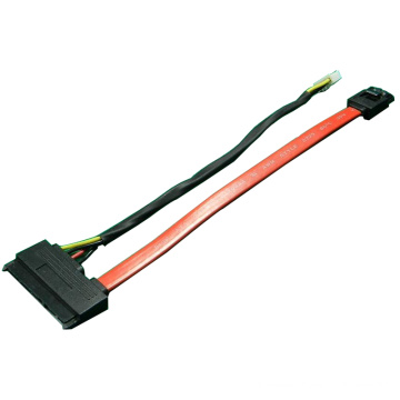 7 + 15p zu SATA 7p + 4p Computer Daten SATA Kabel